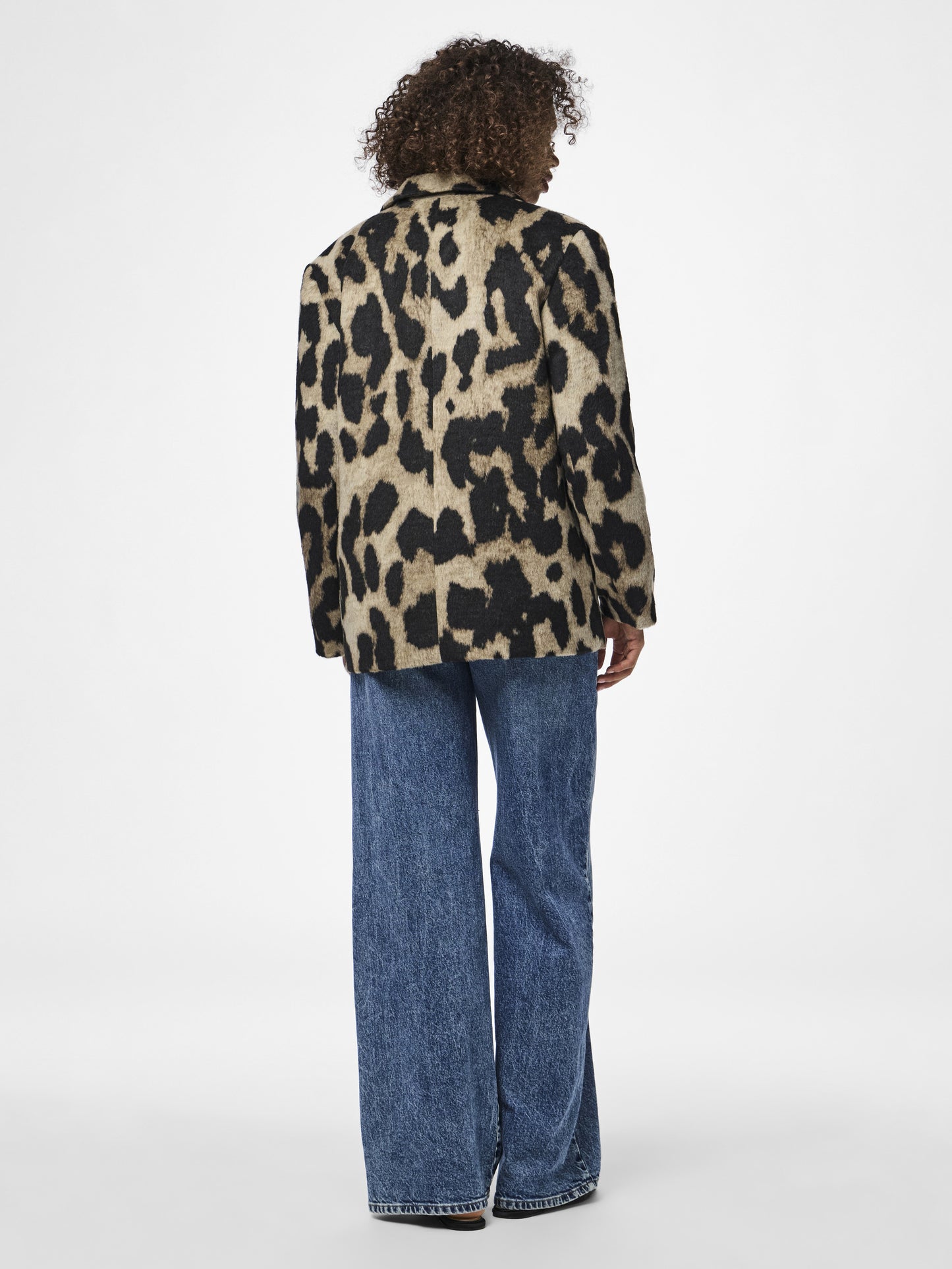 PIECES - DEMI - Leopard brushed blazer