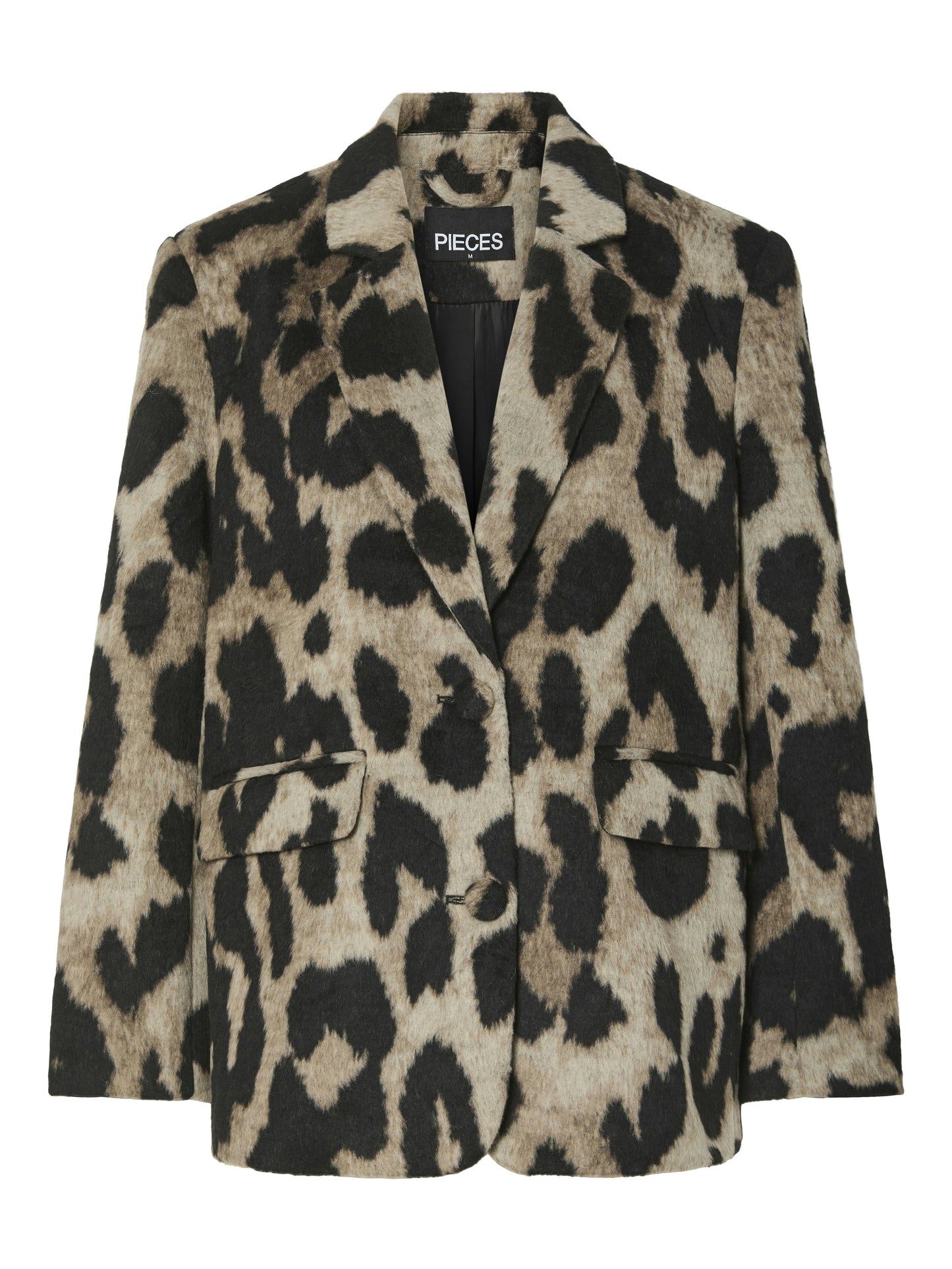 PIECES - DEMI - Leopard brushed blazer