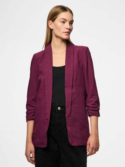 Pieces - BOSELLA - Ruched sleeve blazer