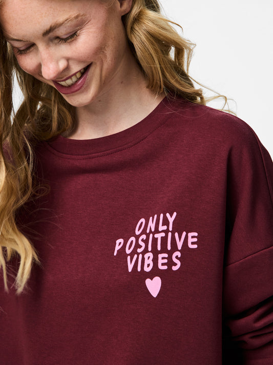 Pieces - CHILLI - Slogan sweater