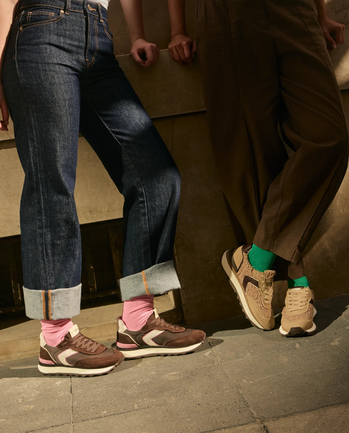 VERBENAS Footwear - CLODETTE - Teddy detail trainer