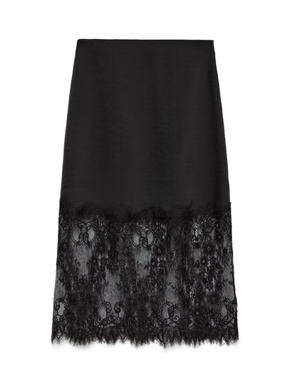 Vero Moda - MOLLIE - Lace bottom satin dress
