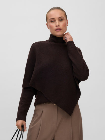 Vero Moda - CAMILA -  High neck cape overlay jumper