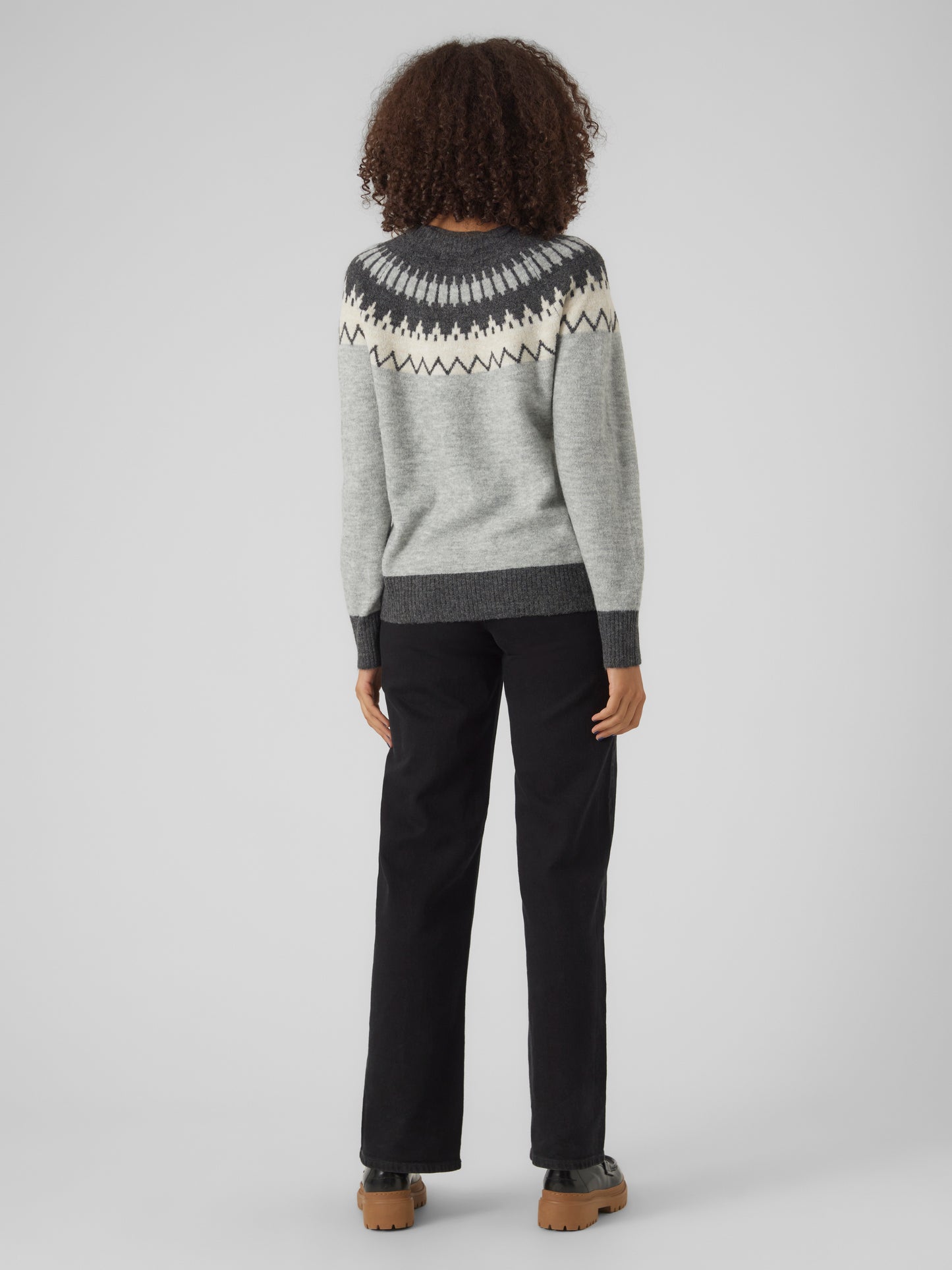 Vero Moda - SIMONE - Fairisle printed knit jumper