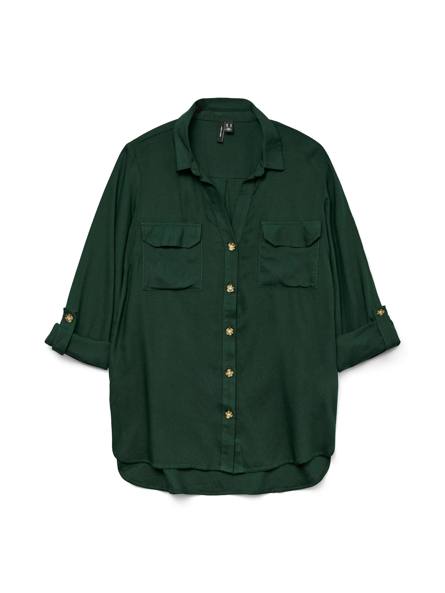 Vero Moda - BUMPY - Front pocket plain shirt