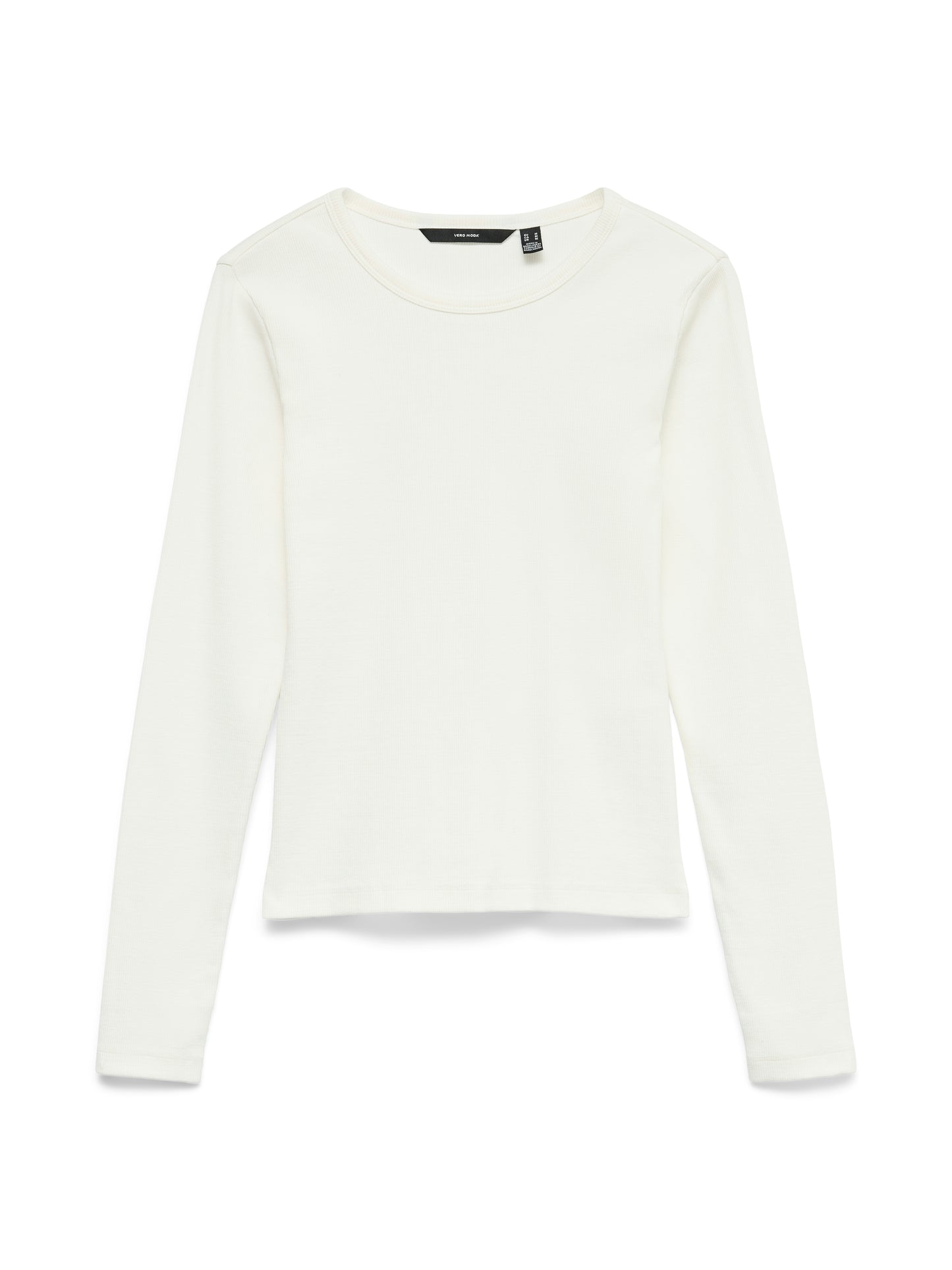 Vero Moda - CHLOE - Ribbed long sleeve basic top