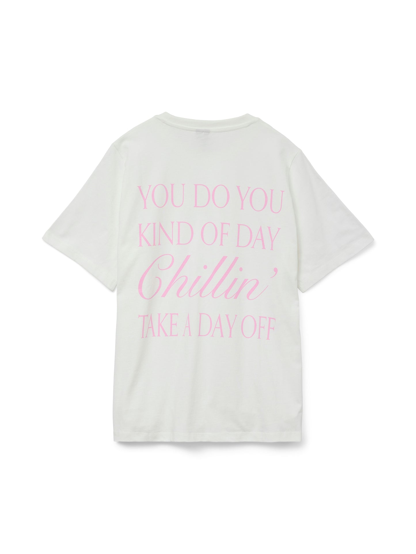 Vero Moda - KATRINE - ‘Chillin’ slogan front t.shirt