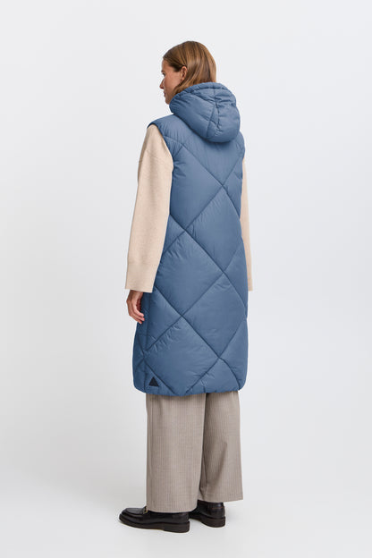 B.Young - BOMINA - Hooded gilet - Blue image 1