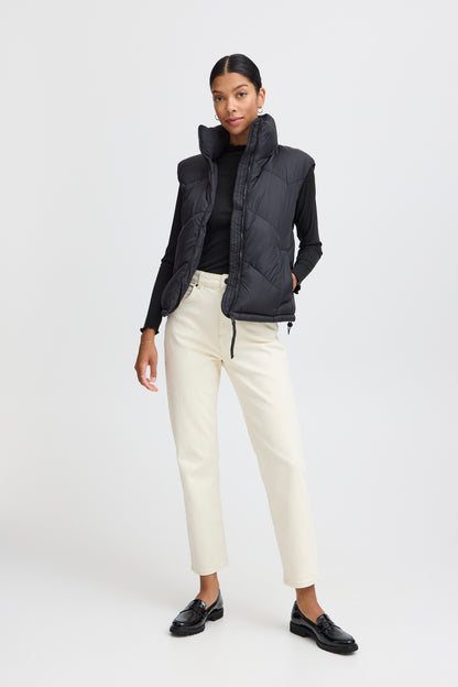 B.Young - BOMINA - Short puffa gilet - Black image 5