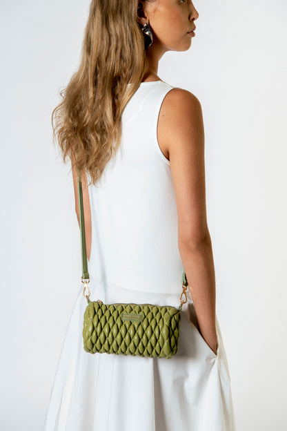 Every Other - 12163 - Quilted barrel bag