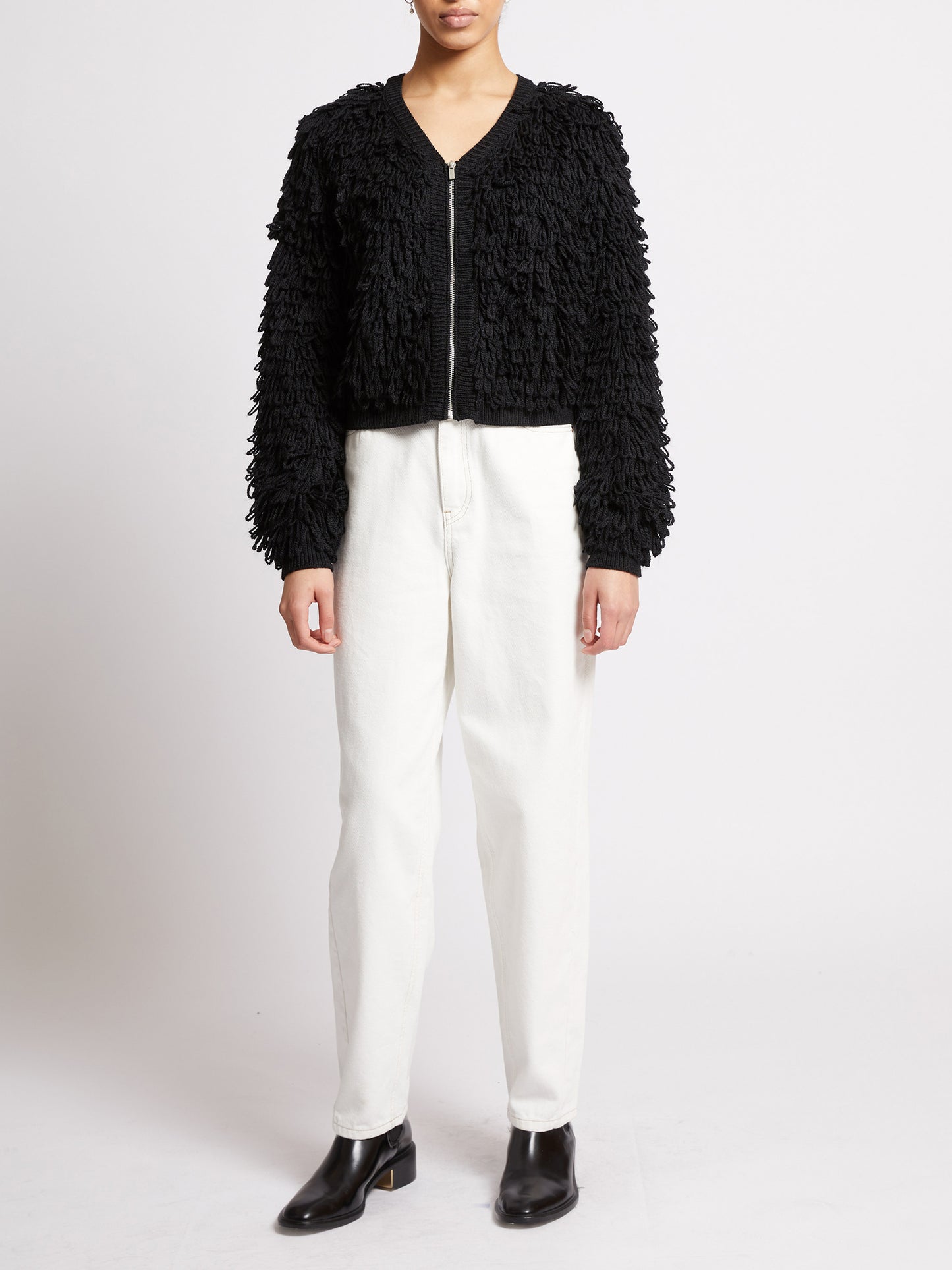 French Connection - 78ZBU - Mali Looped Fringe Knit Jacket