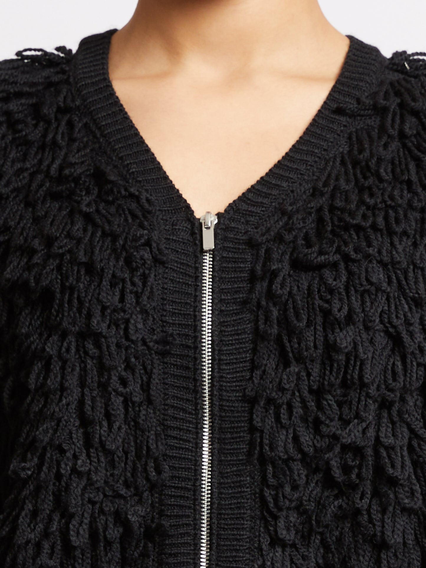 French Connection - 78ZBU - Mali Looped Fringe Knit Jacket